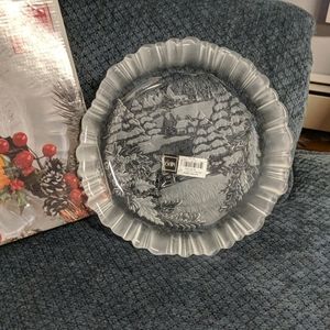Vintage Mikasa Christmas plate